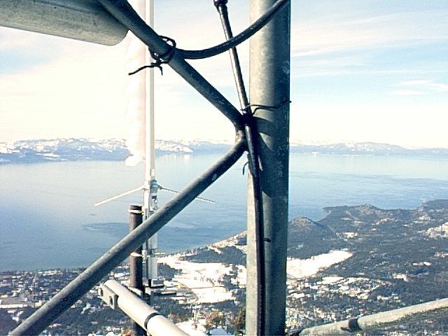 East Peak 147.24 Vertical ant (note the ICE on left side)