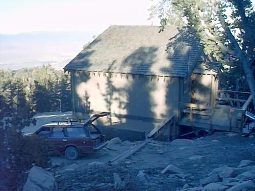 east Peak Radio Shack No Snow