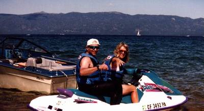 WA6EWV & XYL - on the Lake!